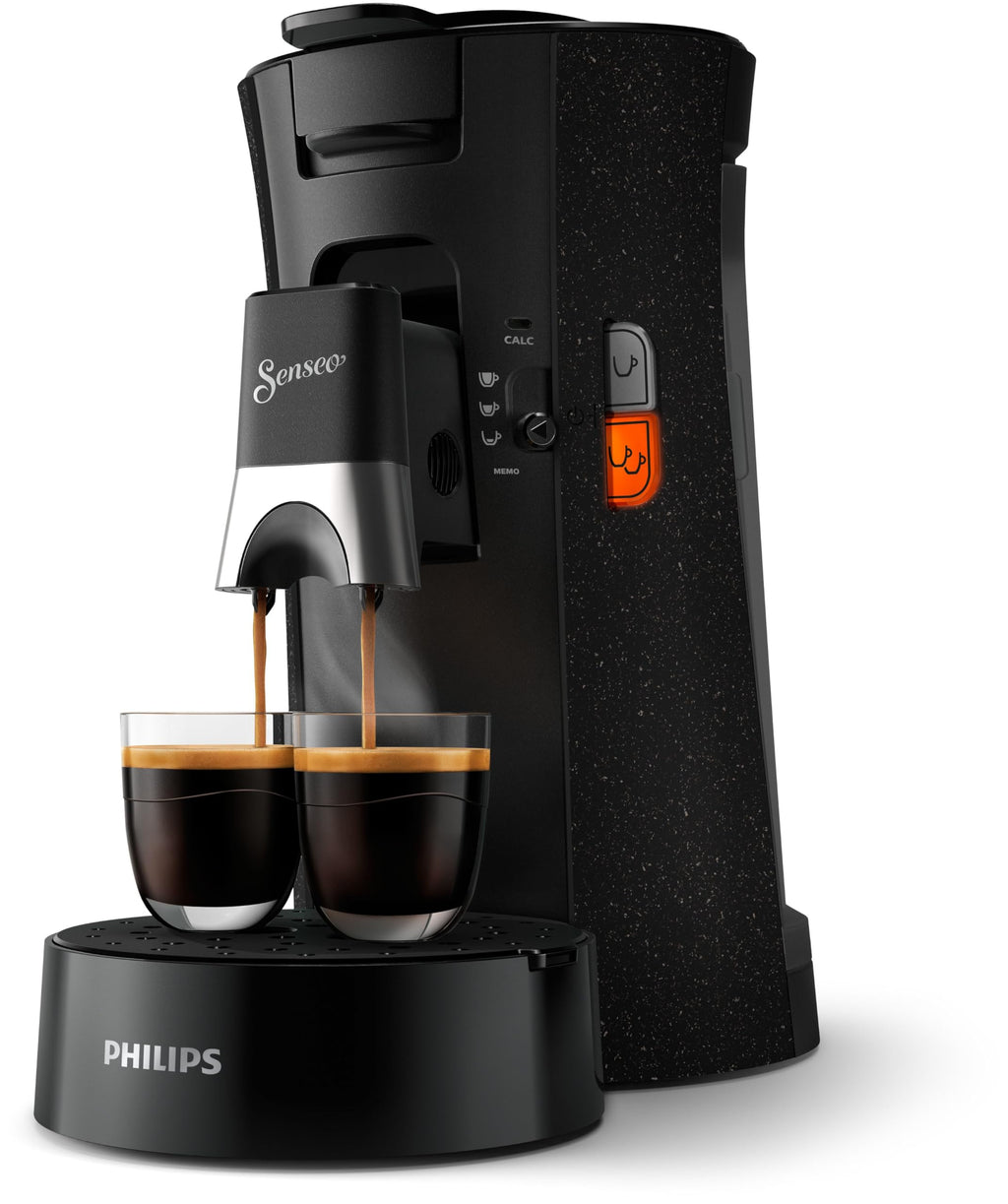 Cafetière Dosettes Aurien Eco Select, Intensity Plus, Crema Plus, Mémo – Noir (CSA240/21)