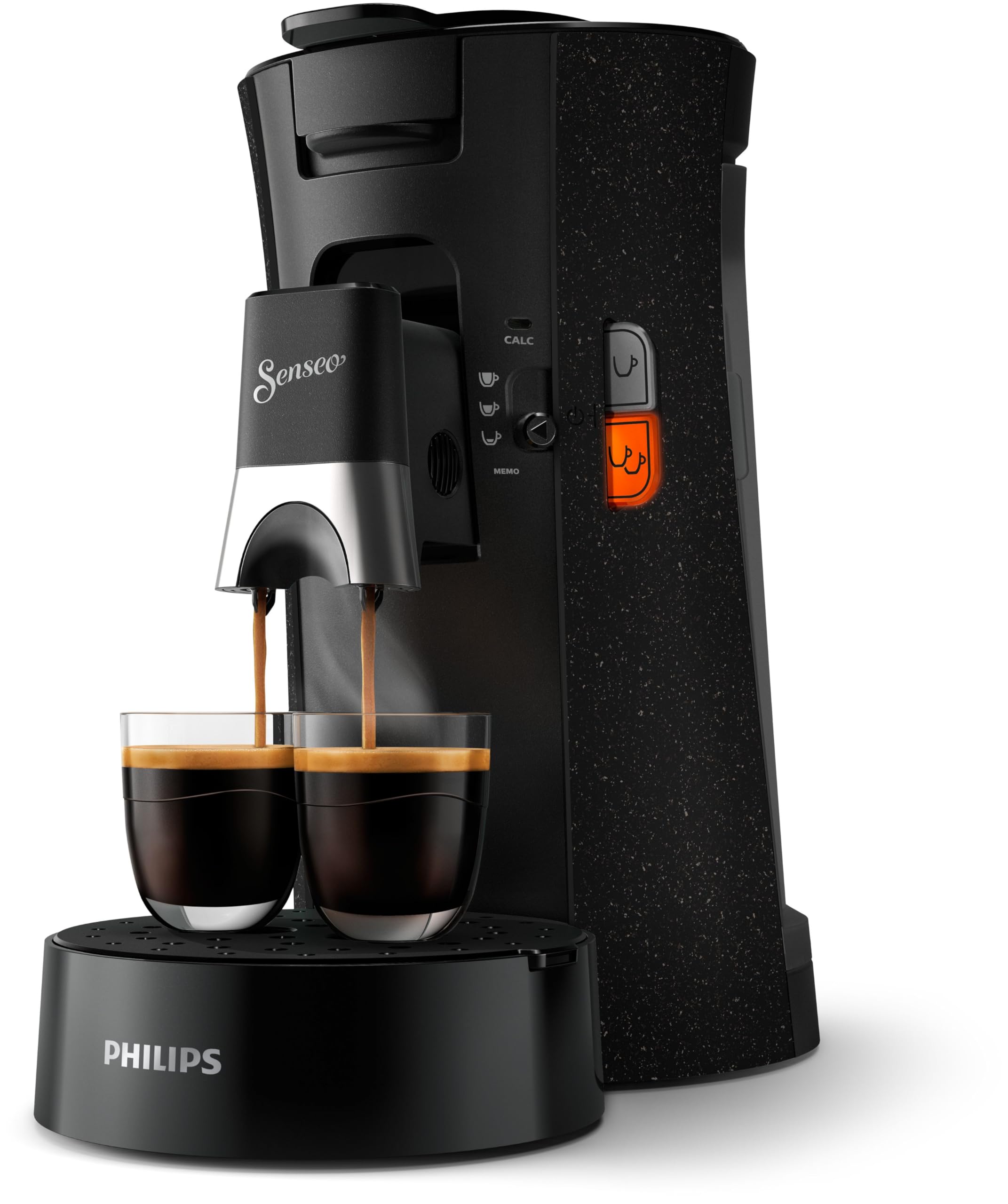 Cafetière Dosettes Aurien Eco Select, Intensity Plus, Crema Plus, Mémo – Noir (CSA240/21)