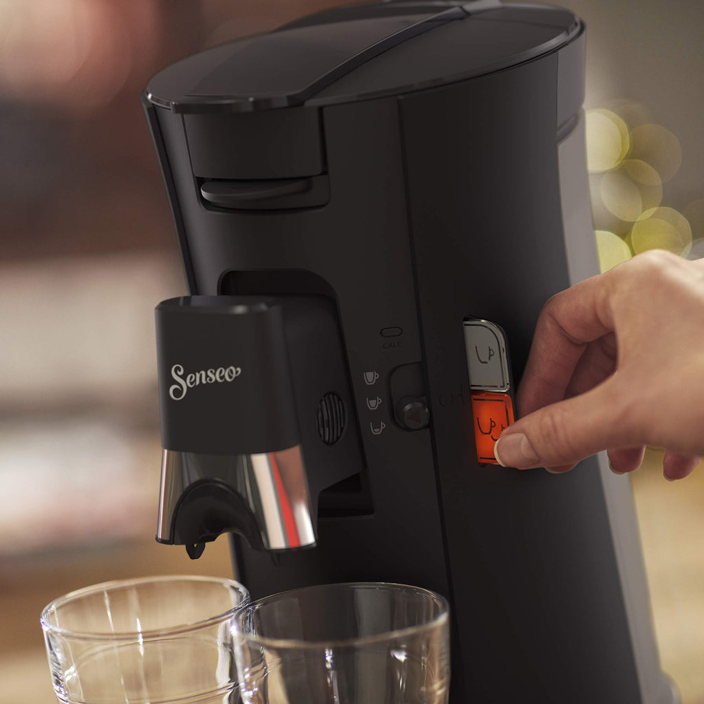 Cafetière à Dosettes Aurien Select – Intensité Plus, Fonction Mémo – Noir (CSA240/60)