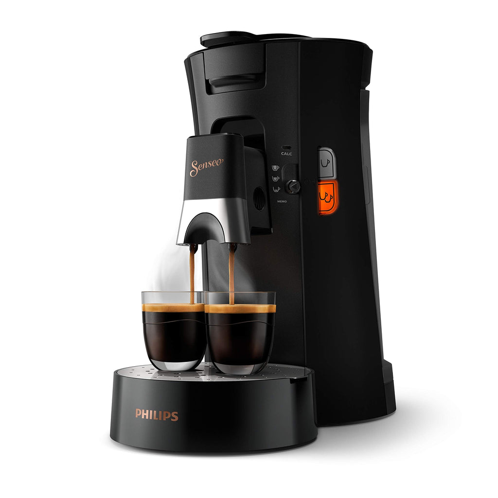 Cafetière à Dosettes Aurien Select – Intensité Plus, Fonction Mémo – Noir (CSA240/60)