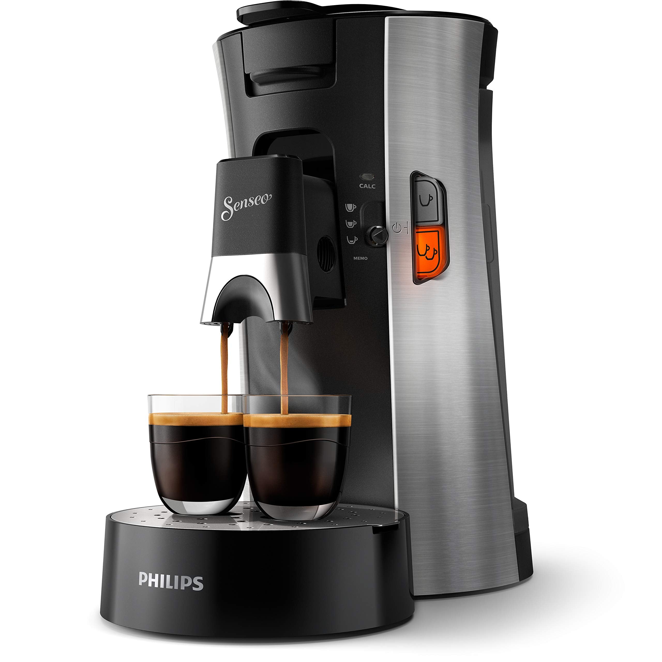 Aurien Select – Cafetière Dosettes Intensity Plus, Crema Plus, Bec Métal – Métal Sauge (CSA250/11)
